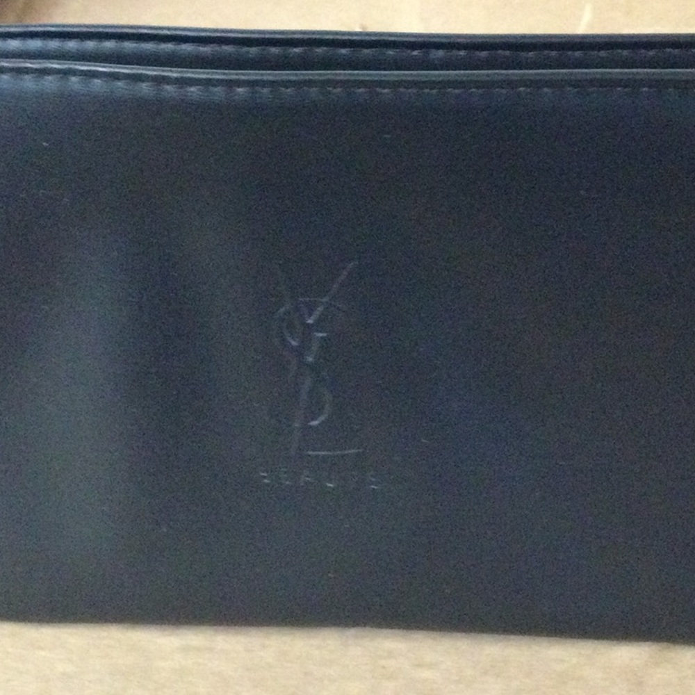 New YSL Black Clutch